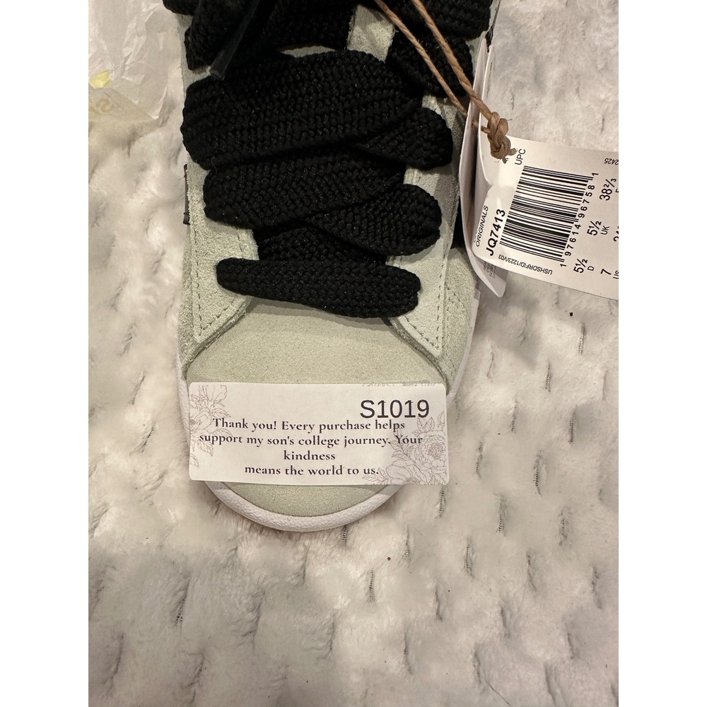 Adidas Campus 00s W Linen Green Black Gum Sole Sneakers JQ7413 Womens Size 7
